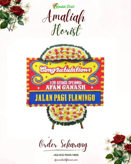 Sewa Papan Bunga Mandiraja Wetan